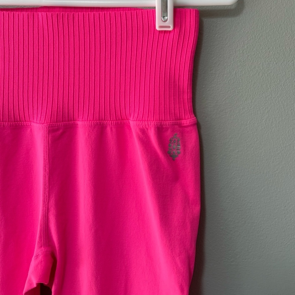 NWT Free People Movement High-Rise 7/8 Length Good Karma Leggings Tropical Pink - Picture 8 of 12